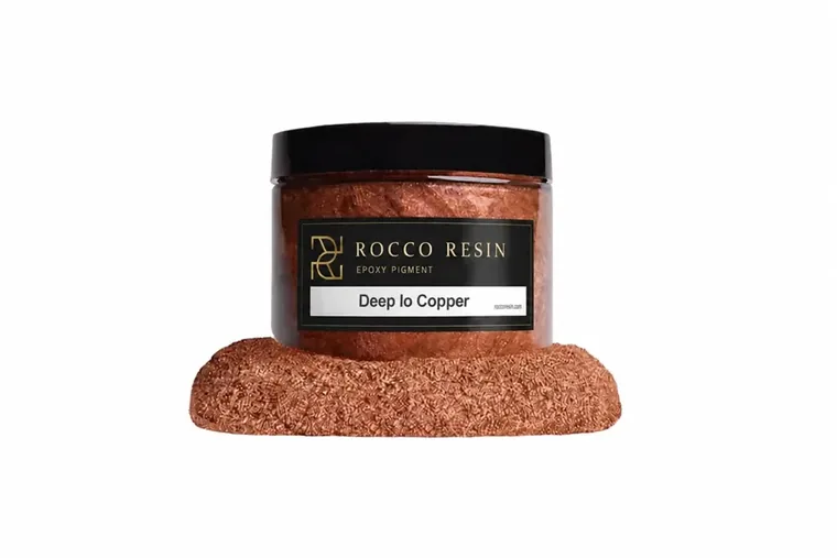 Deep Io Copper, pigmentkleur voor epoxy gietvloeren