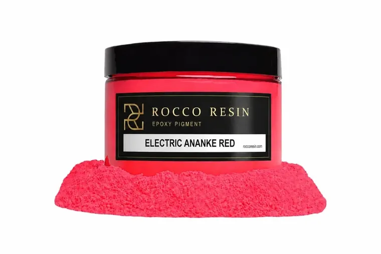Electric Ananke Red, pigmentkleur voor epoxy gietvloeren