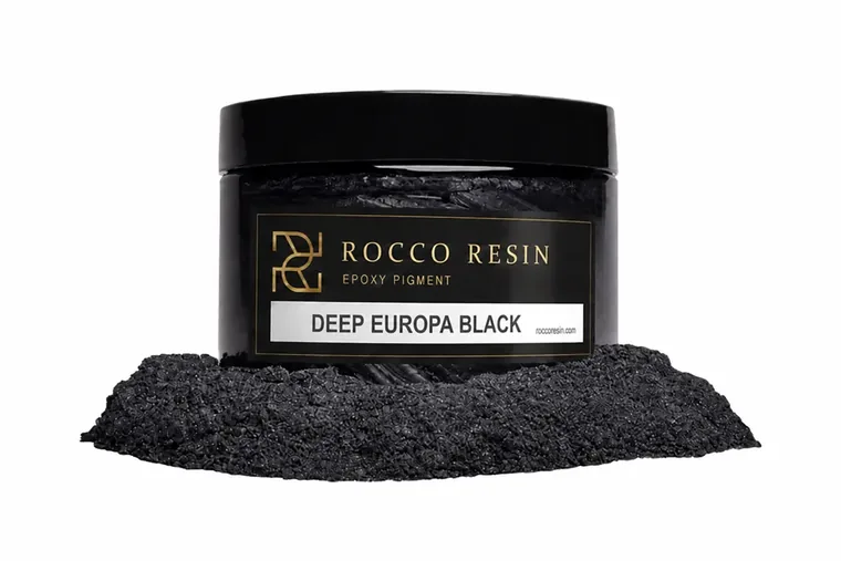 Deep Europa Black, pigmentkleur voor epoxy gietvloeren