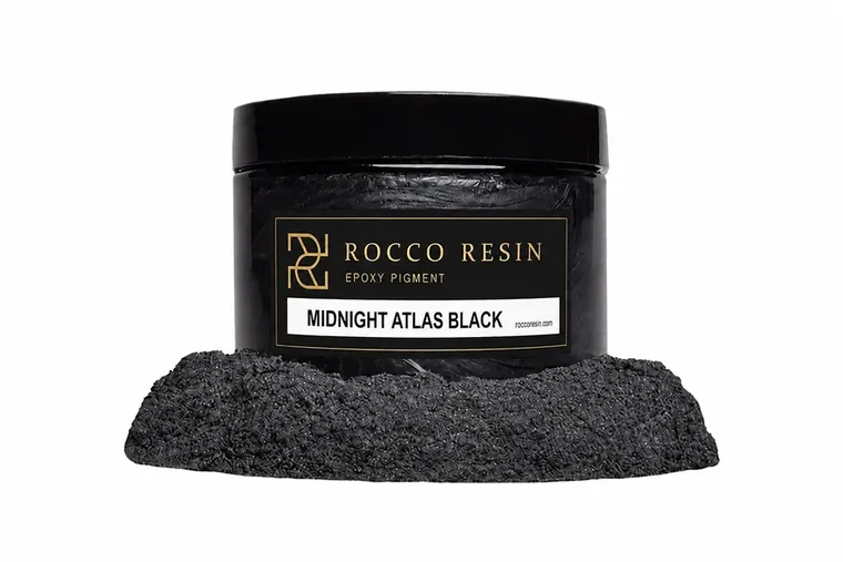 Midnight Atlas Black, pigmentkleur voor epoxy gietvloeren