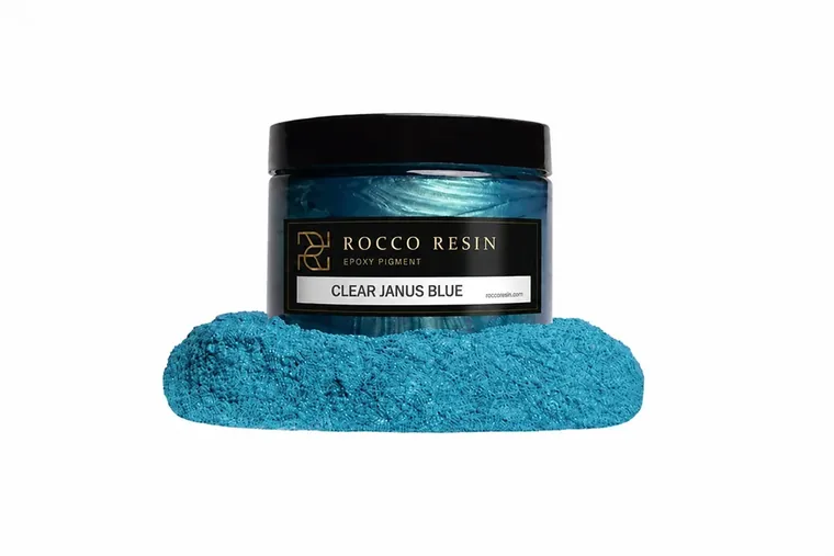 Clear Janus Blue, pigmentkleur voor epoxy gietvloeren