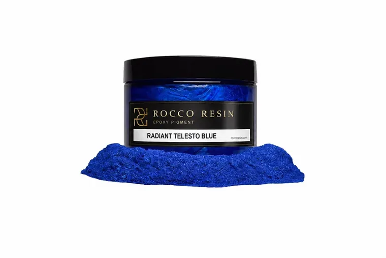Radiant Telesto Blue, pigmentkleur voor epoxy gietvloeren