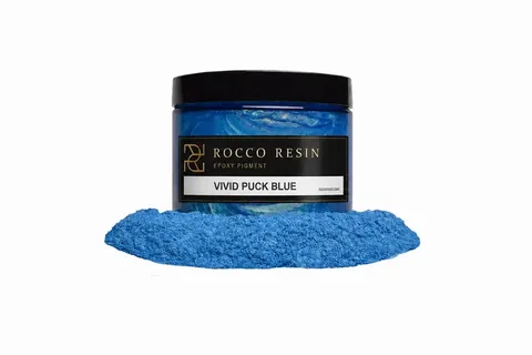 Vivid Puck Blue, kleur voor epoxy designvloeren