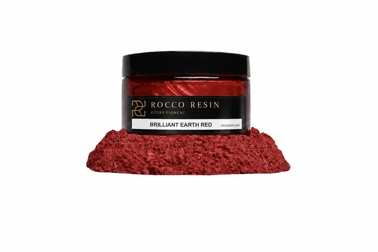 Brilliant Earth Red, pigmentkleur voor epoxy gietvloeren