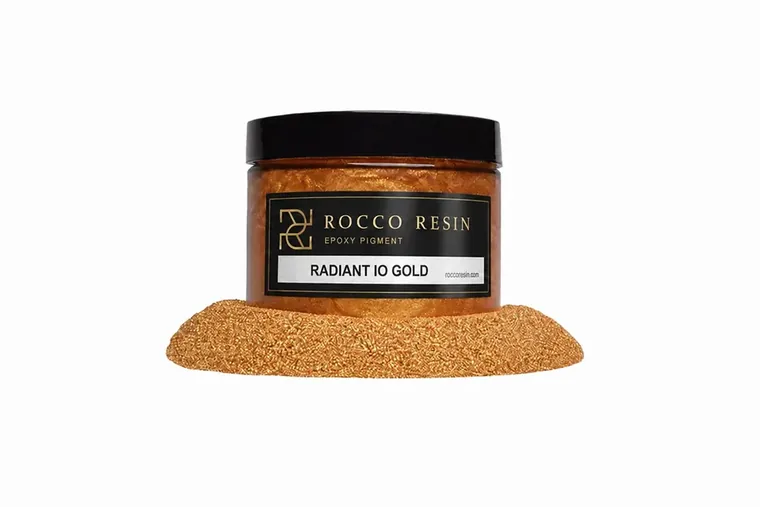 Radiant Io Gold, pigmentkleur voor epoxy gietvloeren