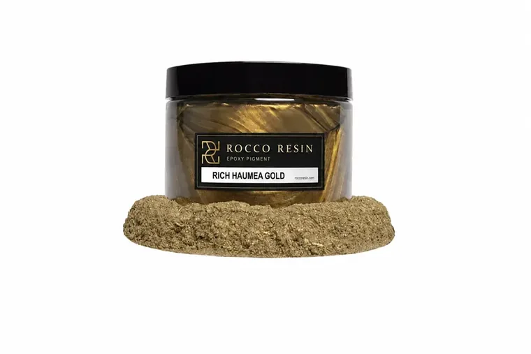 Rich Haumea Gold, pigmentkleur voor epoxy gietvloeren