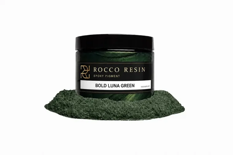 Bold Luna Green, pigmentkleur voor epoxy gietvloeren