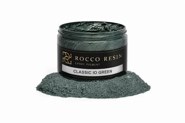 Classic Io Green, pigmentkleur voor epoxy gietvloeren