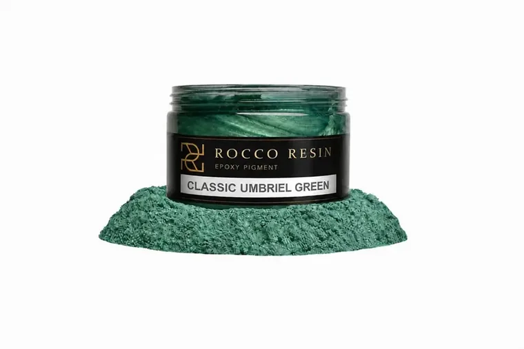 Classic Umbriel Green, pigmentkleur voor epoxy gietvloeren