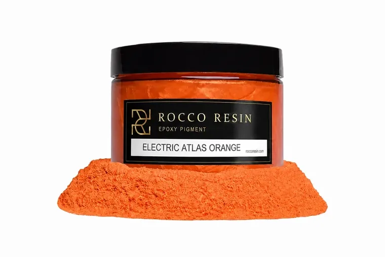 Electric Atlas Orange, pigmentkleur voor epoxy gietvloeren
