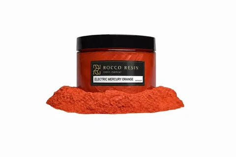 Electric Mercury Orange, kleur voor epoxy designvloeren