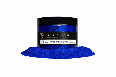 Electric Miranda Blue, epoxyvloer van Rocco Resin