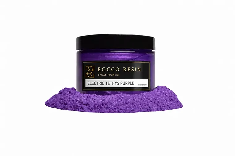 Electric Tethys Purple, pigmentkleur voor epoxy gietvloeren
