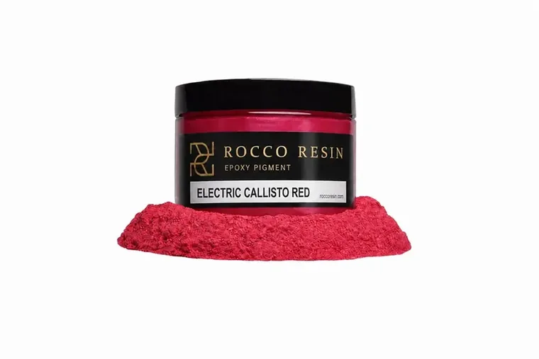 Electric Callisto Red, pigmentkleur voor epoxy gietvloeren