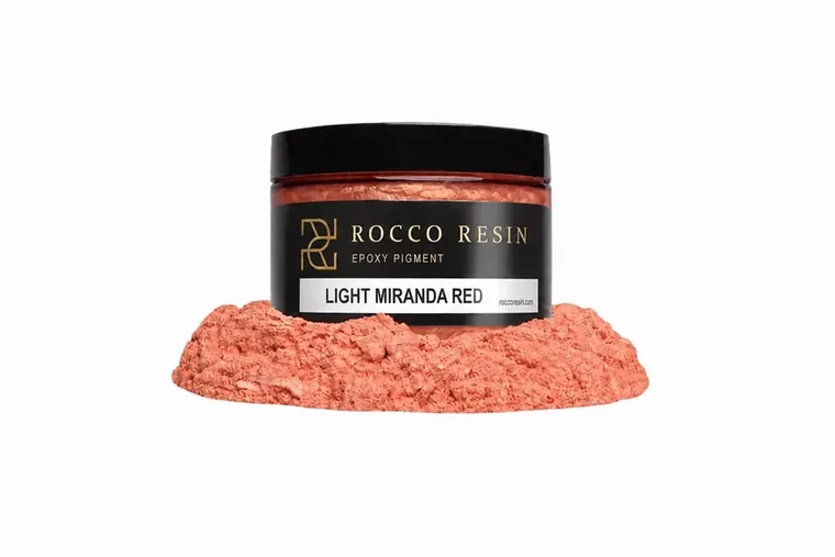 Light Miranda Red, pigmentkleur voor epoxy gietvloeren
