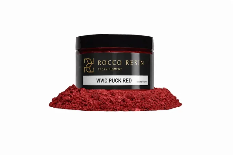 Vivid Puck Red, pigmentkleur voor epoxy gietvloeren