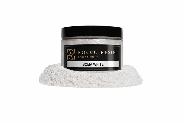 Pale Makemake White, pigmentkleur voor epoxy gietvloeren