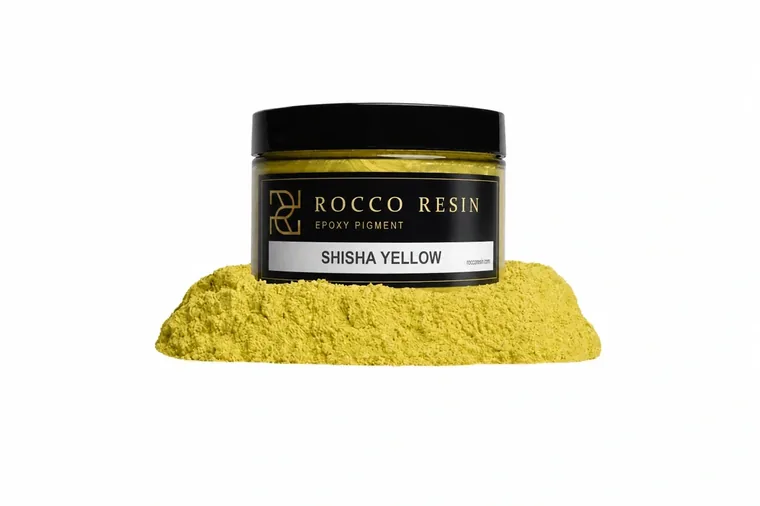 Brilliant Saturn Yellow, pigmentkleur voor epoxy gietvloeren