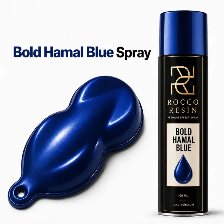 Bold Hamal Blue, spraykleur voor epoxy gietvloeren