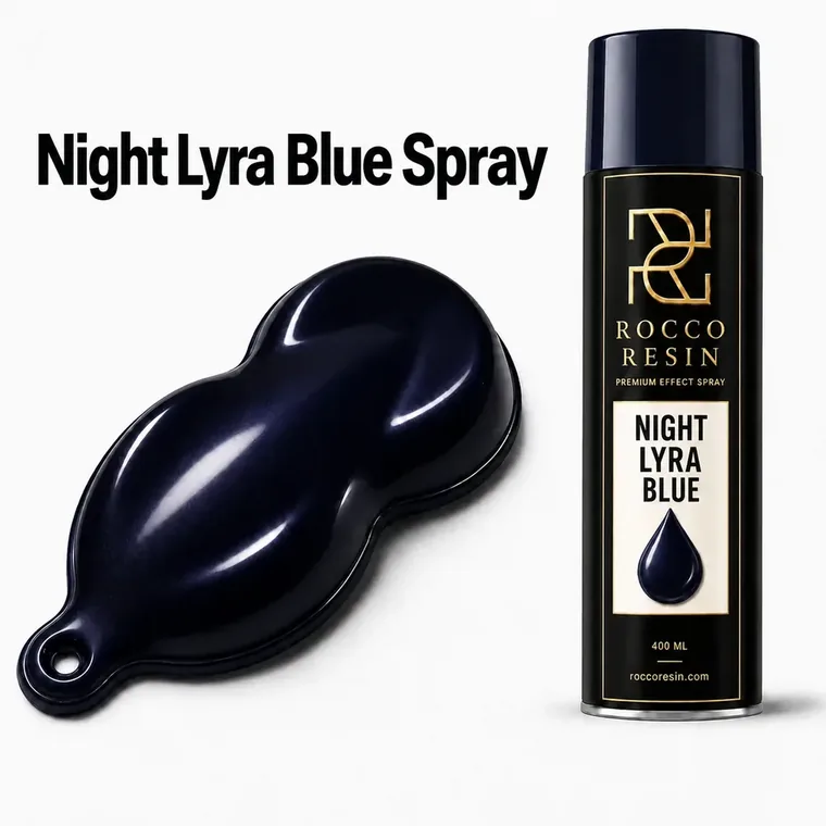 Night Lyra Blue, spraykleur voor epoxy gietvloeren