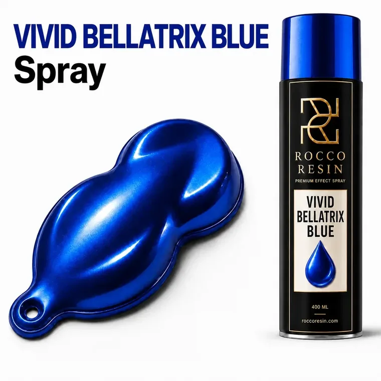 Vivid Bellatrix Blue, spraykleur voor epoxy gietvloeren