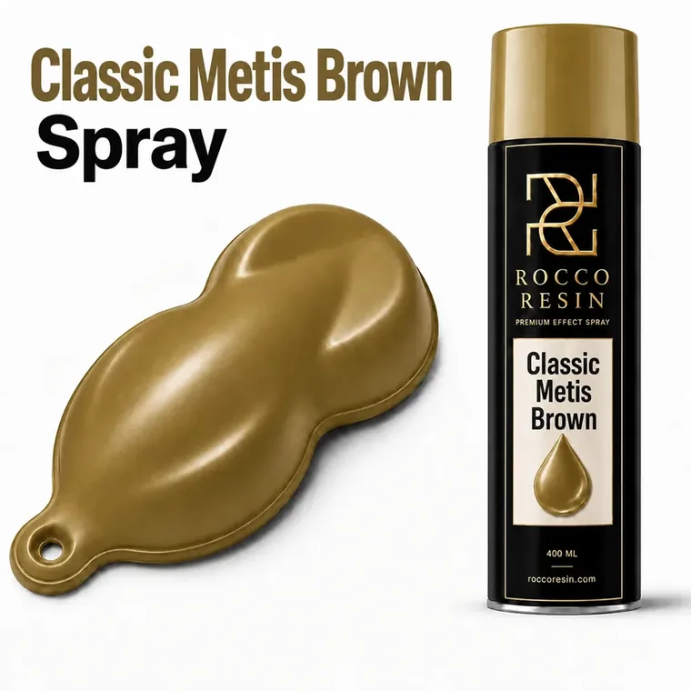 Classic Metis Brown, spraykleur voor epoxy gietvloeren