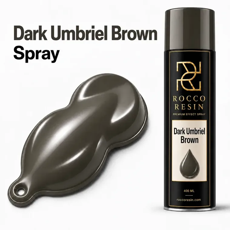 Dark Umbriel Brown, spraykleur voor epoxy gietvloeren