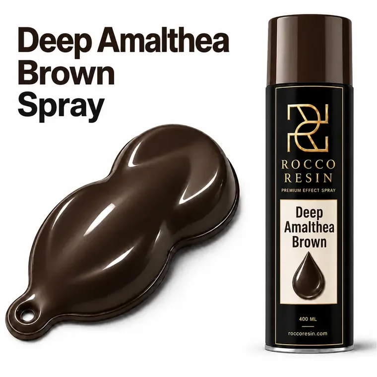 Deep Amalthea Brown, spraykleur voor epoxy gietvloeren