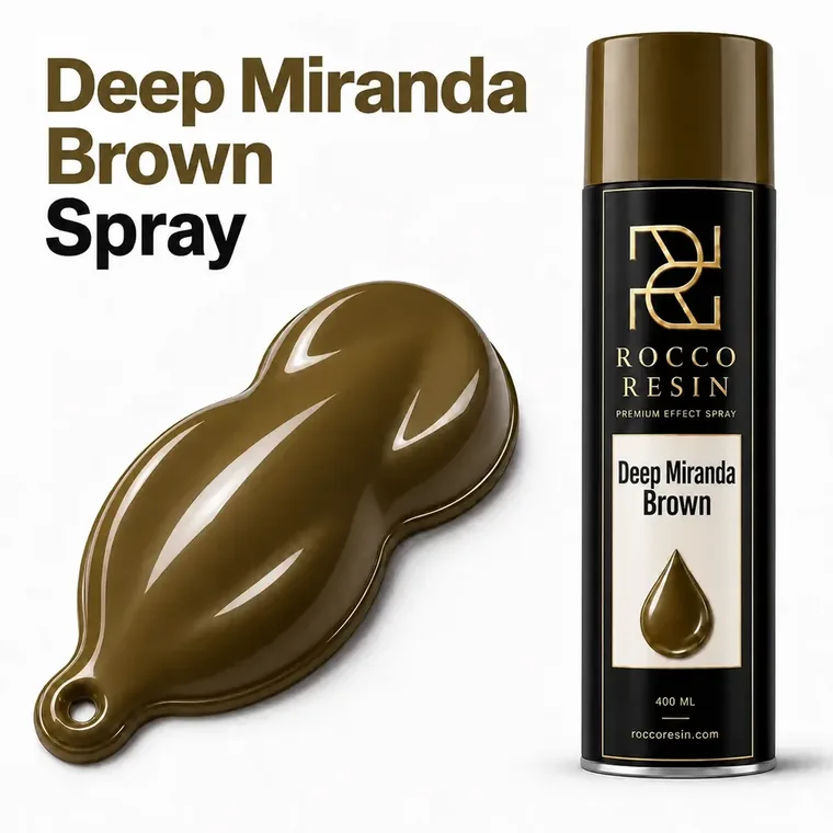 Deep Miranda Brown, spraykleur voor epoxy gietvloeren