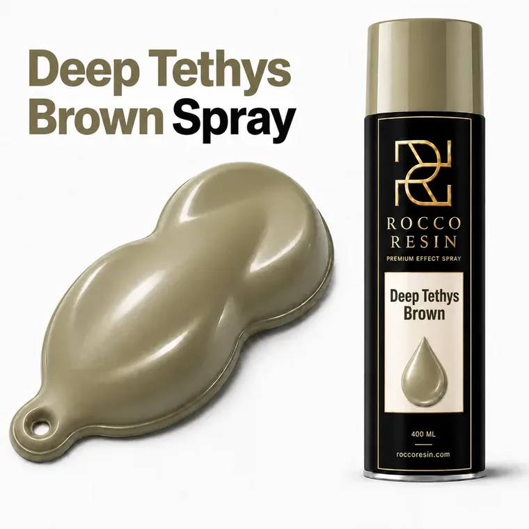 Deep Tethys Brown, spraykleur voor epoxy gietvloeren