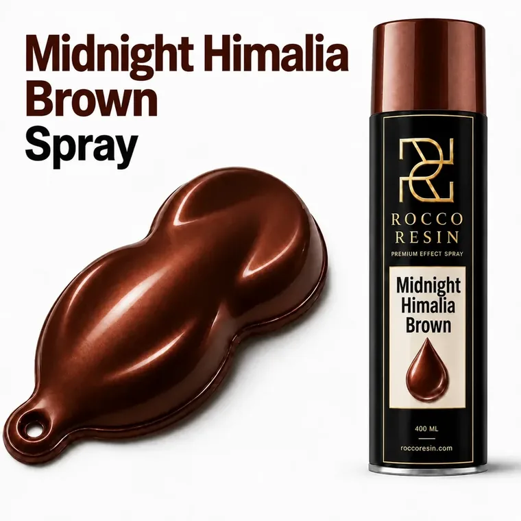 Midnight Himalia Brown, spraykleur voor epoxy gietvloeren