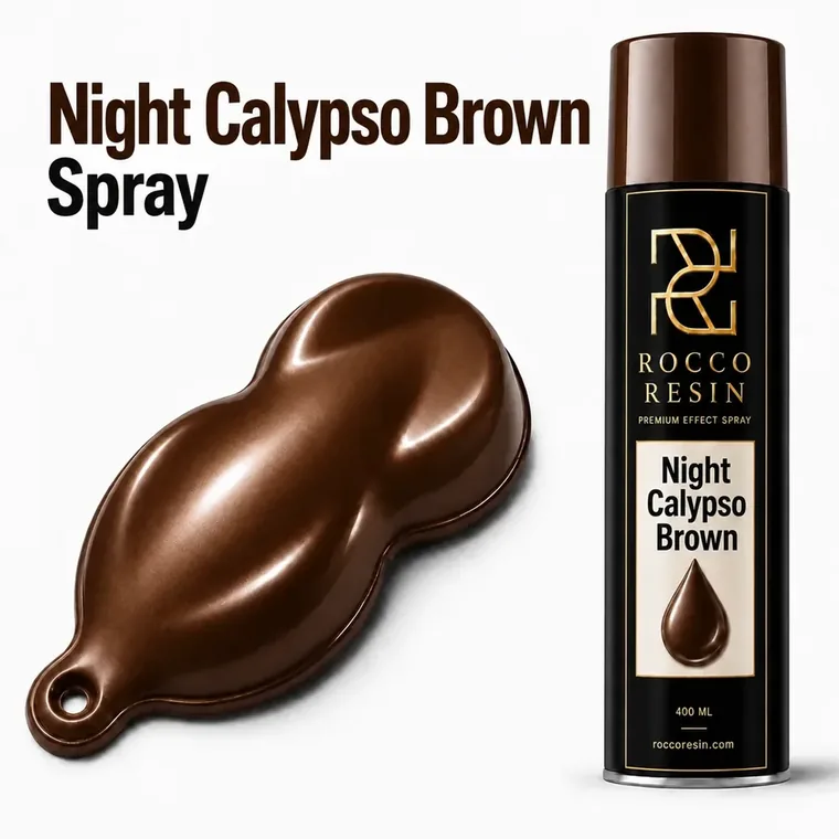 Night Calypso Brown, spraykleur voor epoxy gietvloeren