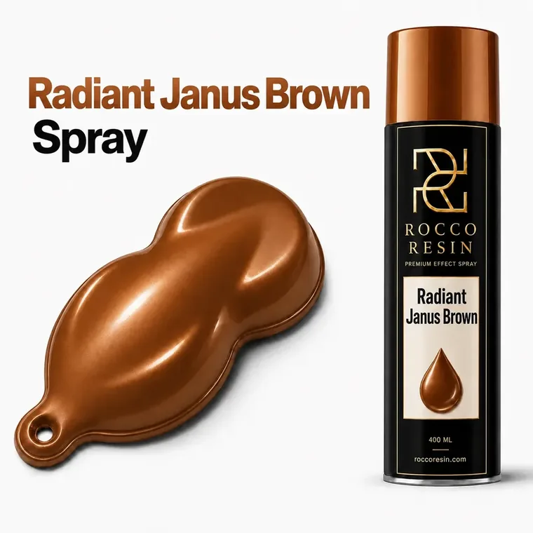 Radiant Janus Brown, spraykleur voor epoxy gietvloeren