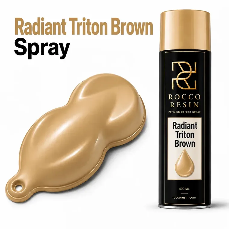 Radiant Triton Brown, spraykleur voor epoxy gietvloeren