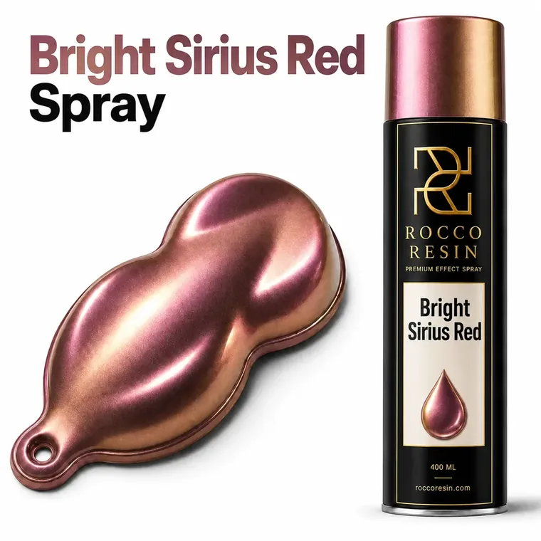 Bright Sirius Red, spraykleur voor epoxy gietvloeren