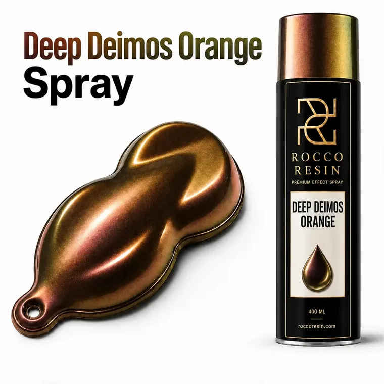 Deep Deimos Orange, spraykleur voor epoxy gietvloeren
