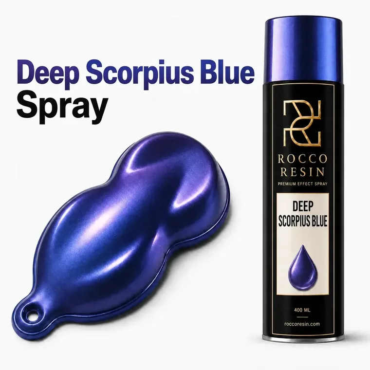 Deep Scorpius Blue, spraykleur voor epoxy gietvloeren