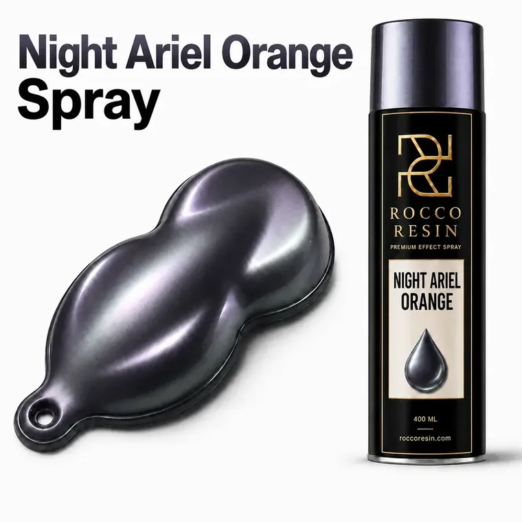 Night Ariel Orange, spraykleur voor epoxy gietvloeren
