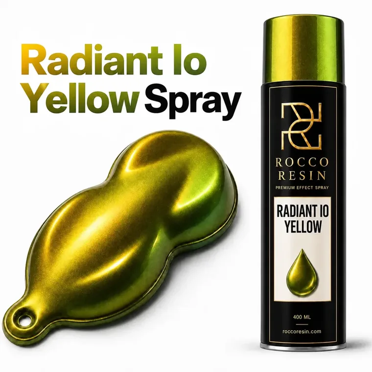 Radiant Io Yellow, spraykleur voor epoxy gietvloeren