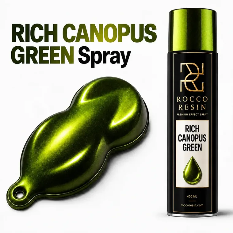 Rich Canopus Green, spraykleur voor epoxy gietvloeren