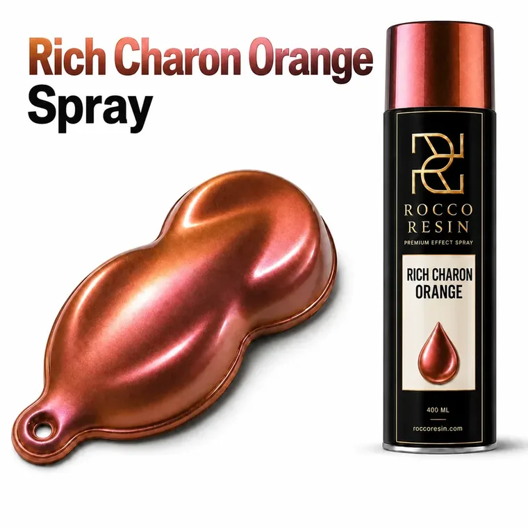 Rich Charon Orange, spraykleur voor epoxy gietvloeren