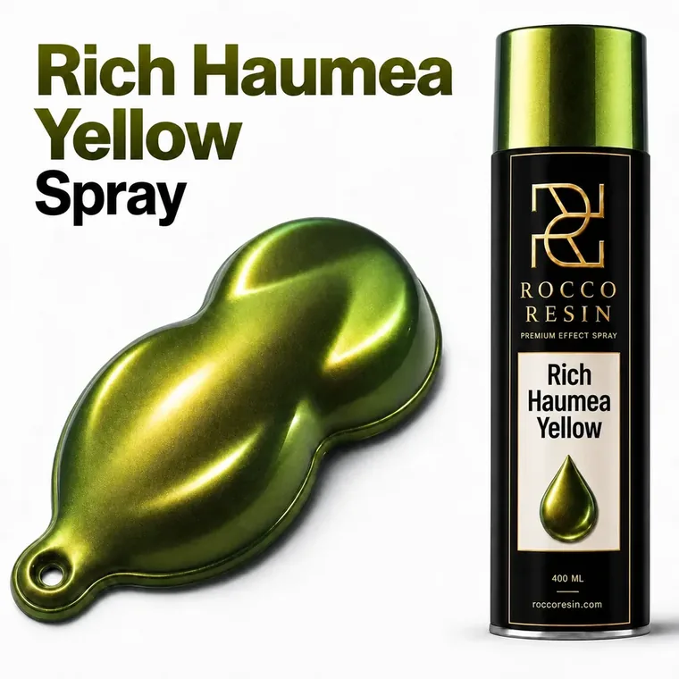 Rich Haumea Yellow, spraykleur voor epoxy gietvloeren