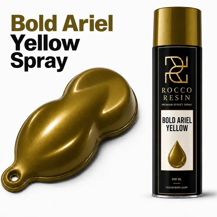 Bold Ariel Yellow, spraykleur voor epoxy gietvloeren
