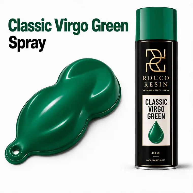 Classic Virgo Green, spraykleur voor epoxy gietvloeren