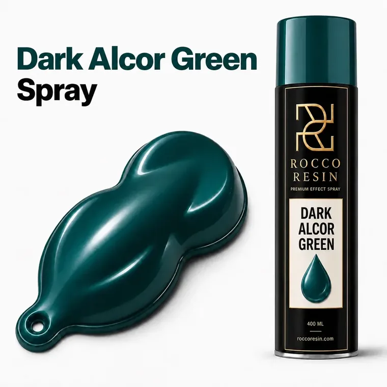 Dark Alcor Green, spraykleur voor epoxy gietvloeren
