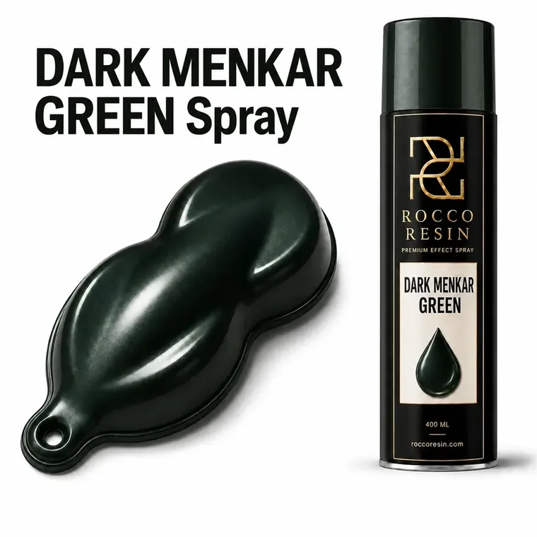 Dark Menkar Green, spraykleur voor epoxy gietvloeren