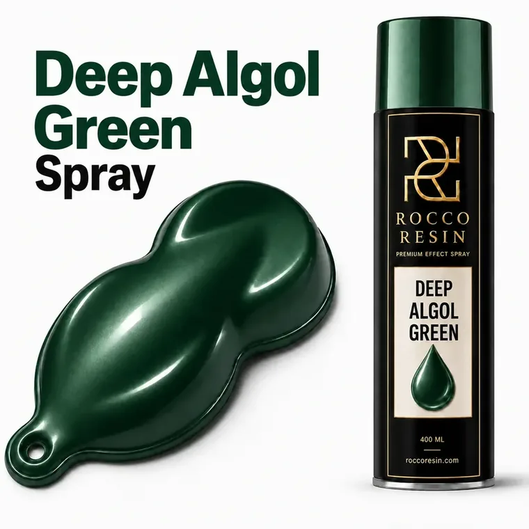 Deep Algol Green, spraykleur voor epoxy gietvloeren