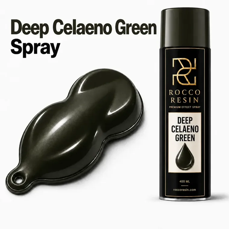Deep Celaeno Green, spraykleur voor epoxy gietvloeren