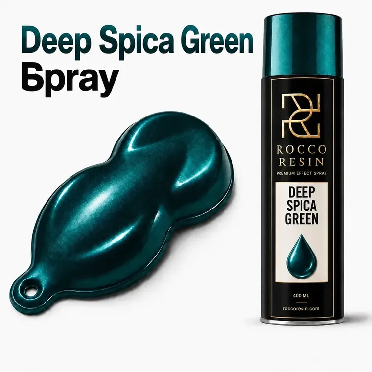 Deep Spica Green, spraykleur voor epoxy gietvloeren