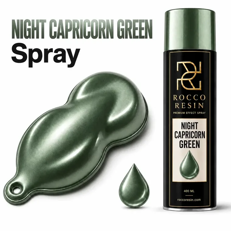 Night Capricorn Green, spraykleur voor epoxy gietvloeren